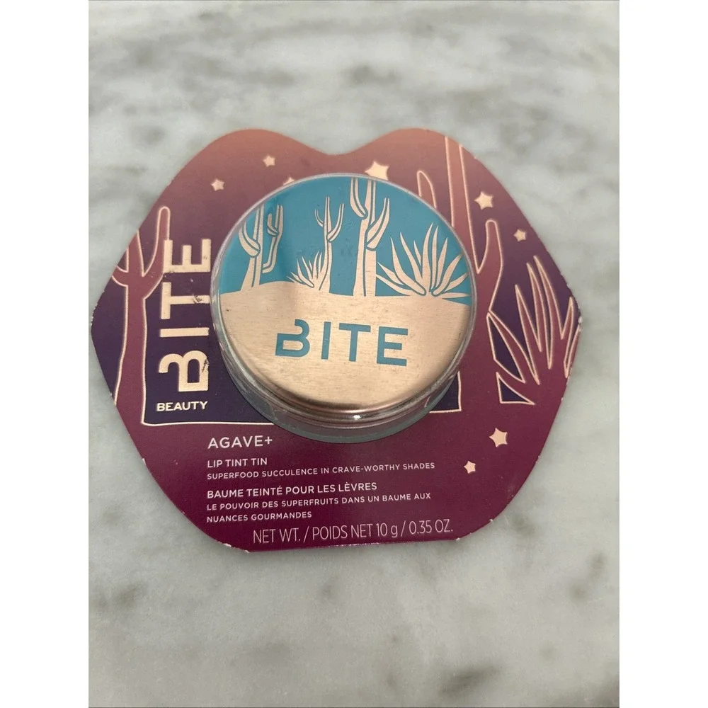 Bite Beauty Agave + Lip Tint Tin Buzzed 10g / 0.35 oz Full Size NIB